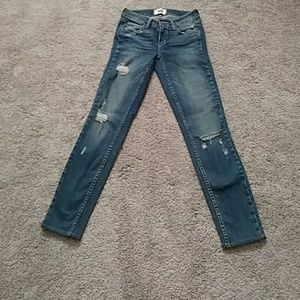 Paige ultra skinny ripped jeans